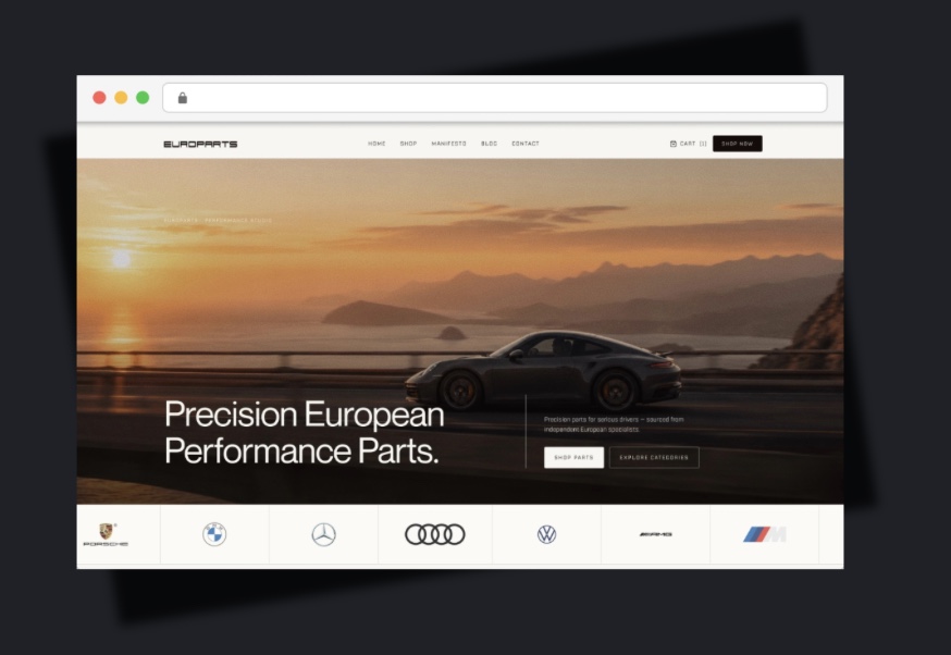 Premium EuroParts store preview